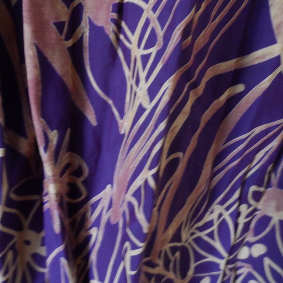 NWT NY & Co. Maxi Brown/Gold Wrap Skirt - Size M - Picture 5 of 9